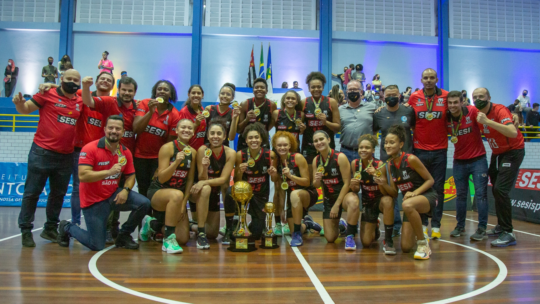 SESI - Araraquara - Sesi Araraquara é campeão Paulista de Basquete Feminino