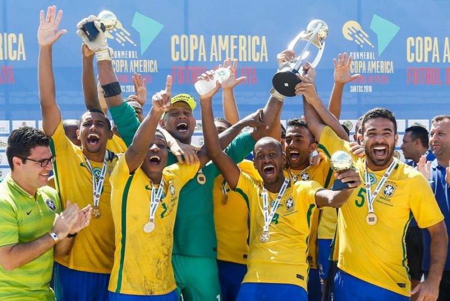 Já estão definidos os grupos da CONMEBOL Copa América Beach Soccer