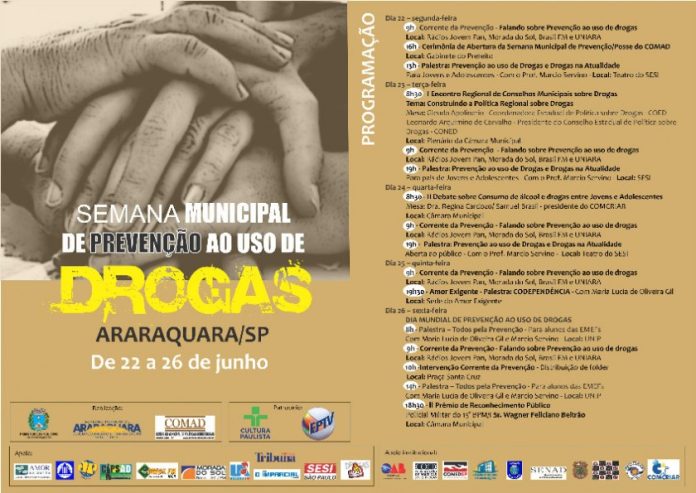 Comad Realiza Semana De Prevenção Ao Uso De Drogas Portal Morada Notícias De Araraquara E Região 2558