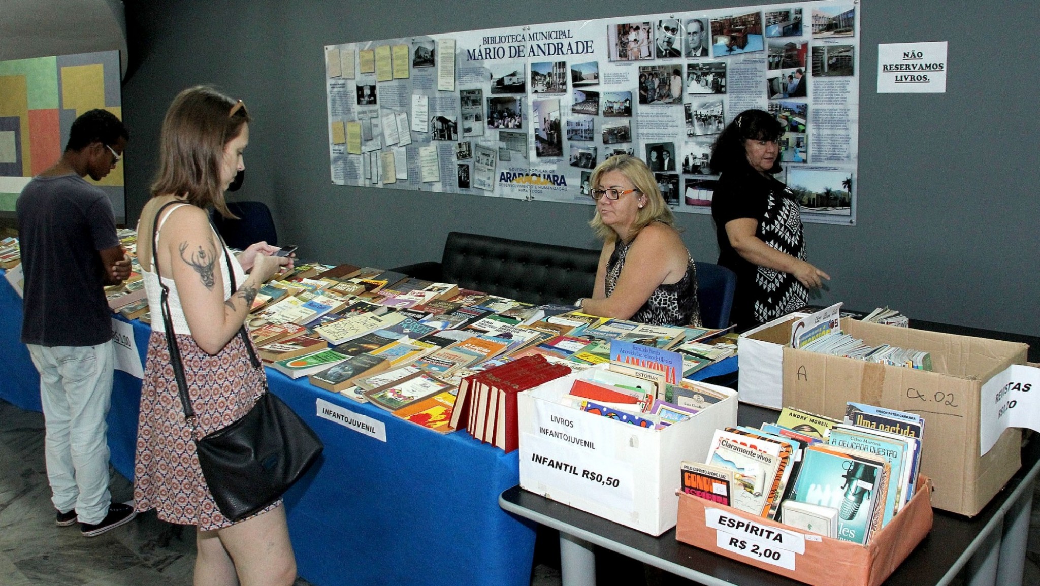 Feira De Troca E Venda De Livros Movimenta Biblioteca Portal Morada Notícias De Araraquara E 5486