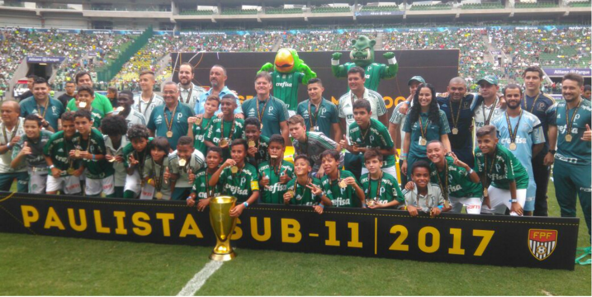 Paulistão Sub-11: Corinthians busca empate heroico contra o Palmeiras