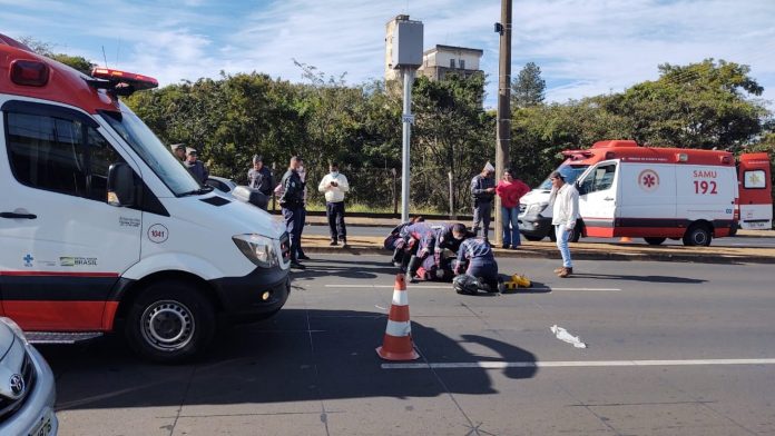 Motociclista Sofre Fratura Exposta Após Acidente Portal Morada 