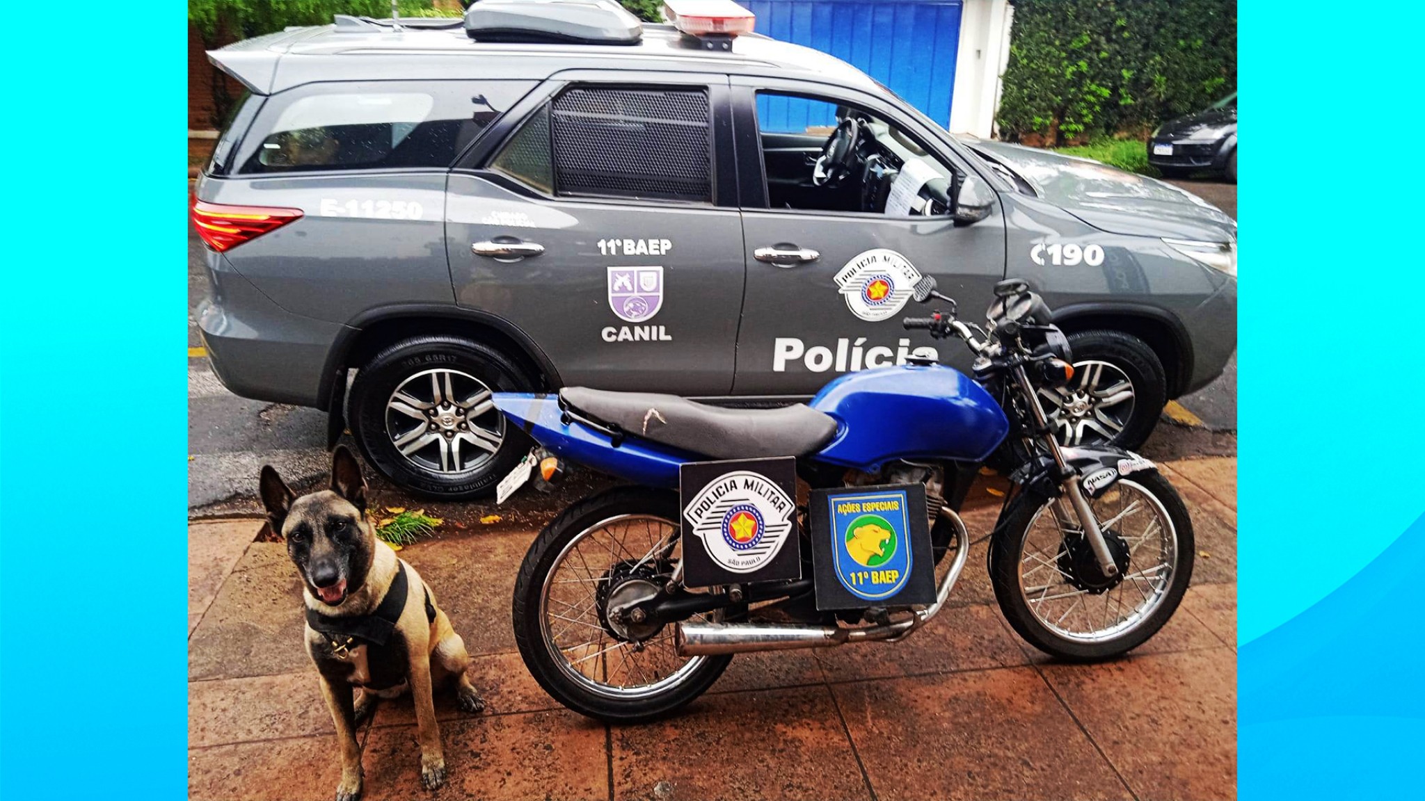 Moto de trabalho furtada em Bastos ainda não foi localizada