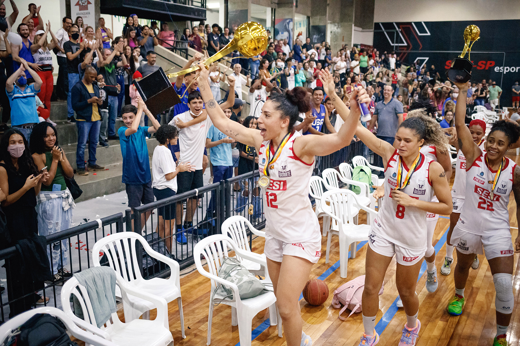 AD Santo André e Sesi Araraquara abrem série final do Paulista Feminino 2022  - Databasket