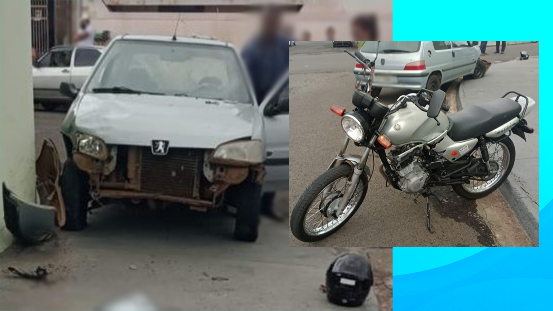 Morre motociclista que se envolveu em acidente de moto na vicinal